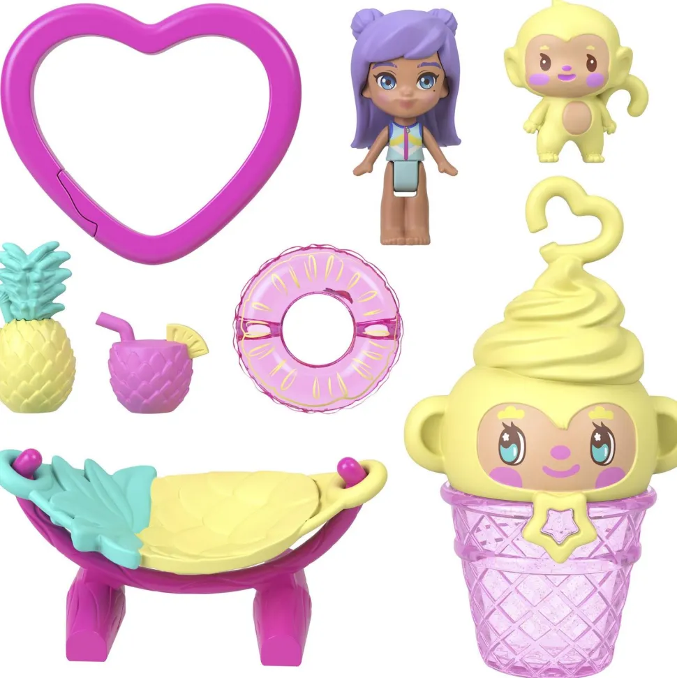 Coffret Polly Pocket Ananas et Ouistiti