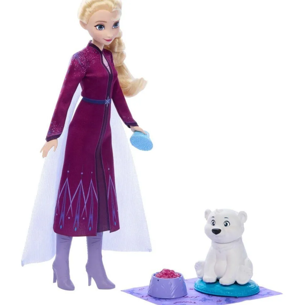 Coffret poupée Elsa La Reine des Neiges et ourson