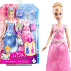 Coffret poupée mannequin Cendrillon avec tenues
