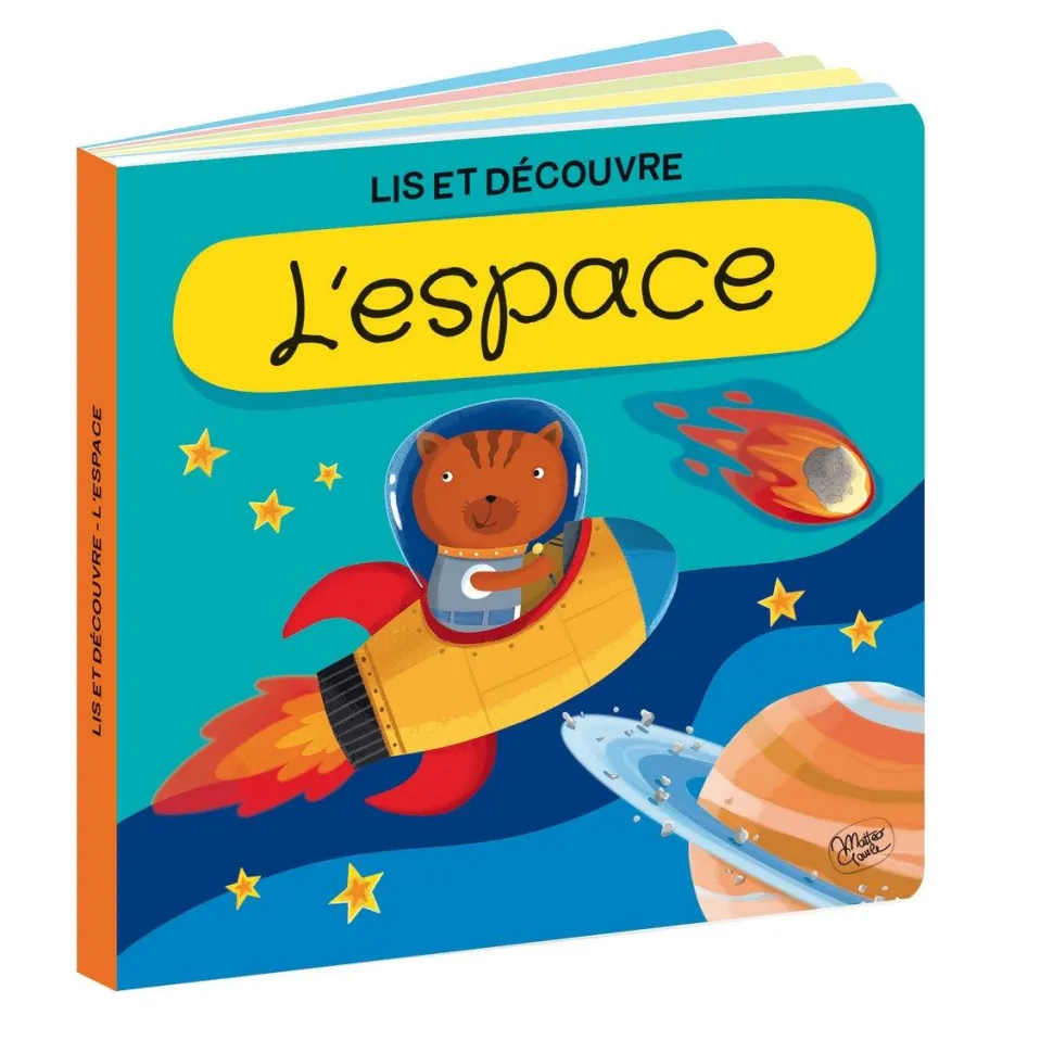 Coffret Qbox puzzle 40 pièces et livre : l'espace