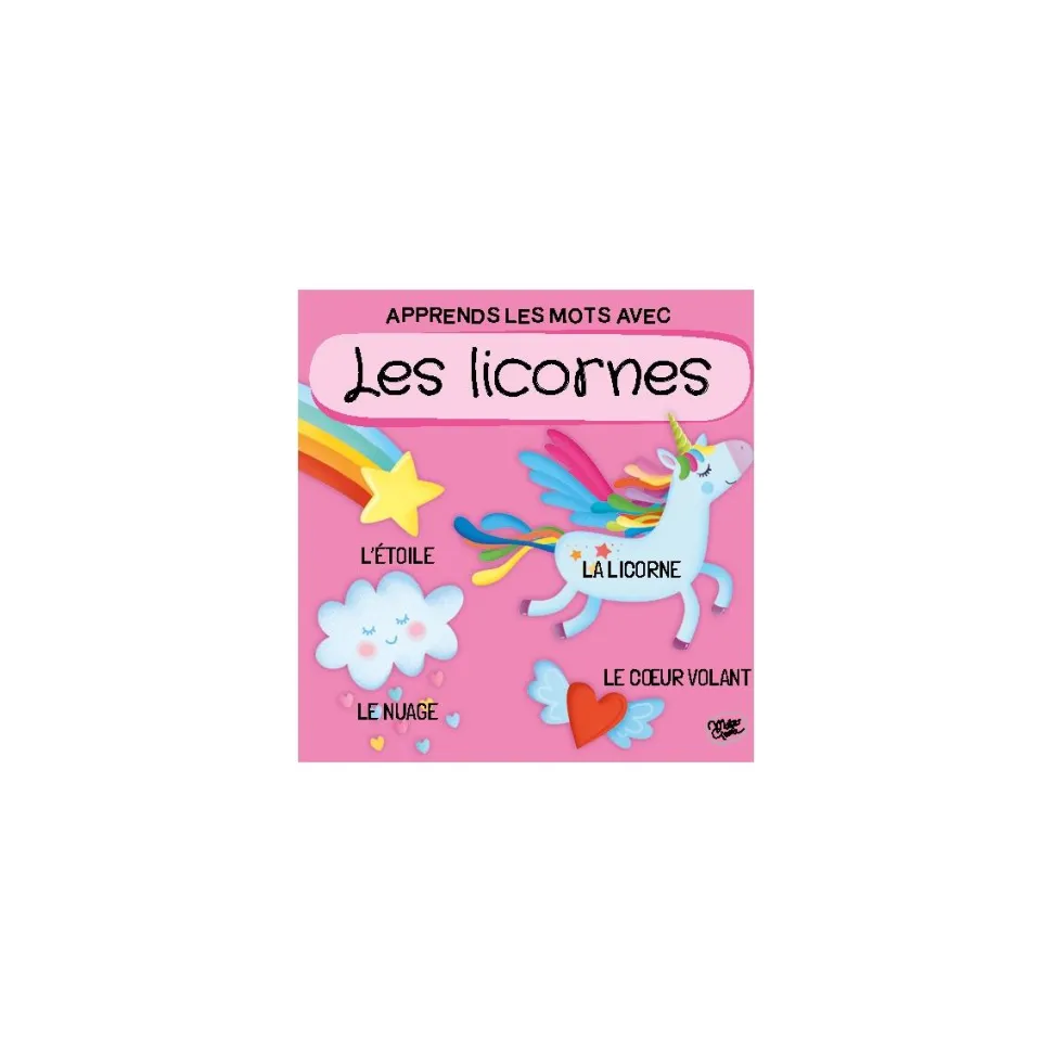 Coffret Qbox puzzle 40 pièces et Livre : Les licornes
