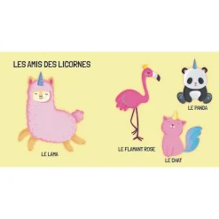 Coffret Qbox puzzle 40 pièces et Livre : Les licornes