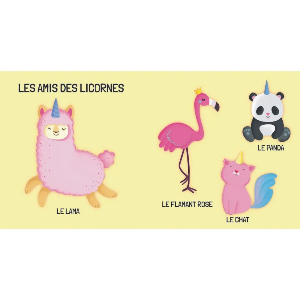 Coffret Qbox puzzle 40 pièces et Livre : Les licornes