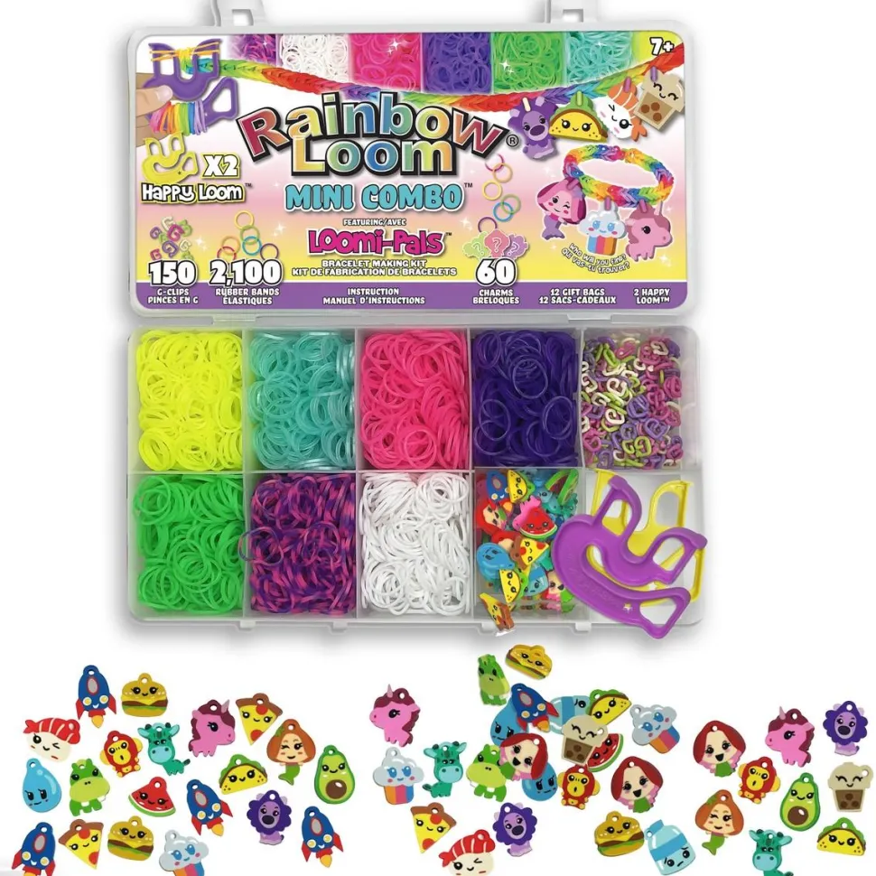 Coffret Rainbow loom mini combo