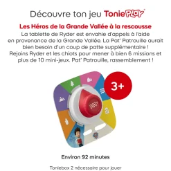Coffret Tonieplay - Les héros de la Grande Vallée à la rescousse - La Pat Patrouille