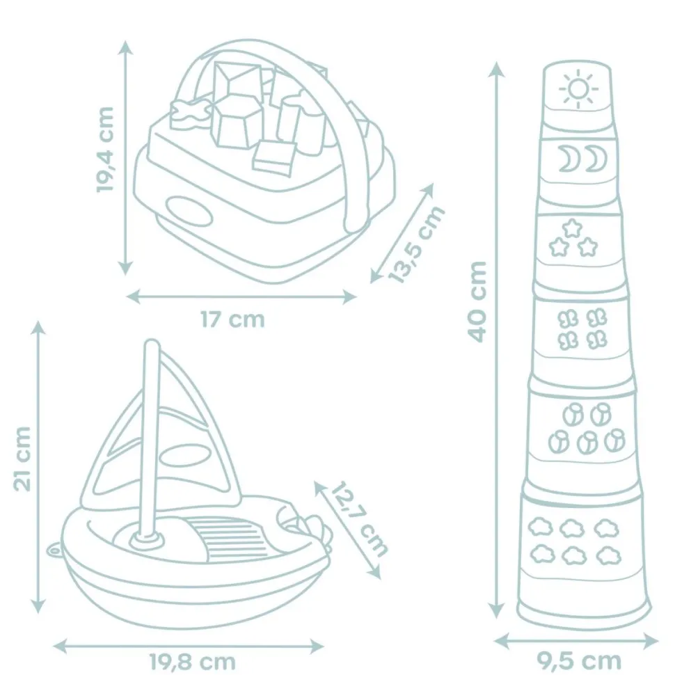 Coffret éveil et bain Little Smoby