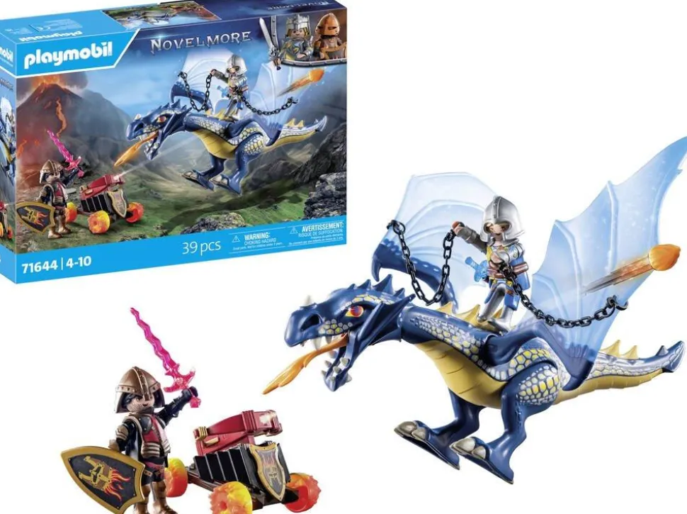 Combattants avec dragons et canon Playmobil Novelmore 71644