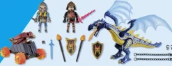Combattants avec dragons et canon Playmobil Novelmore 71644