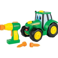 Construis Ton Tracteur Johnny - 15 Pièces Faciles À Assembler Avec Visse