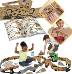 Course De Voitures Carton - Aventure Dino