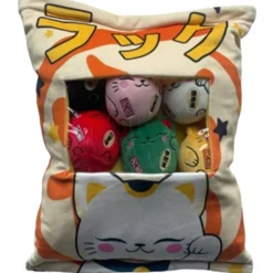 Coussin Kawai - 6 mini Maneki Neko