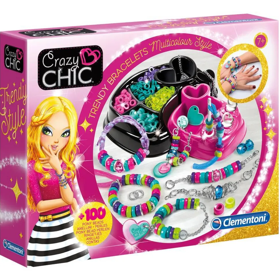 Crazy Chic - Bracelets Multicolores De Clementoni