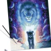 CreArt - peinture au numéro XL Lion - Jojoesart edition