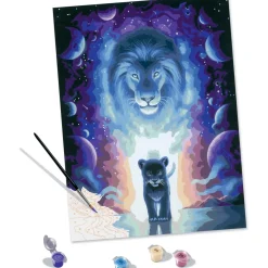 CreArt - peinture au numéro XL Lion - Jojoesart edition