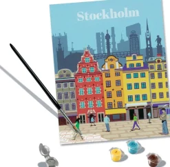 CreArt Peinture aux numéros Stockholm 24x30 cm