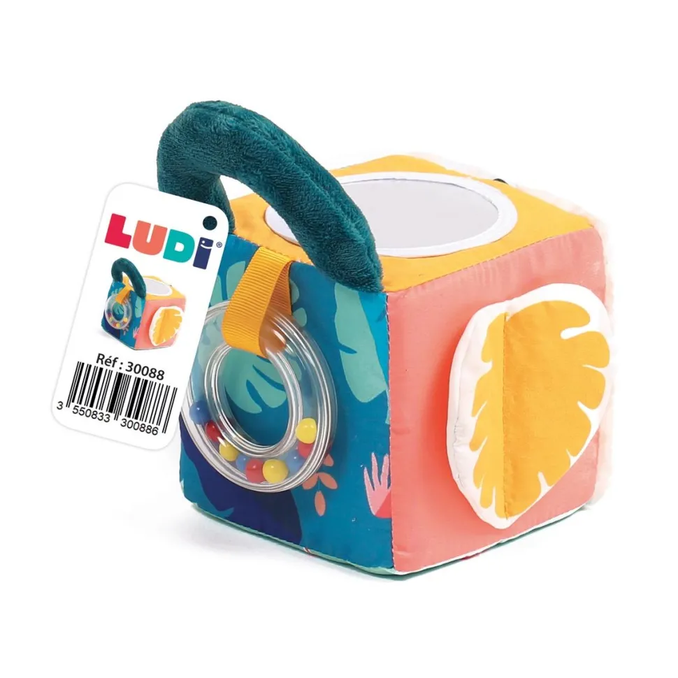 Cube Tissu feuilles