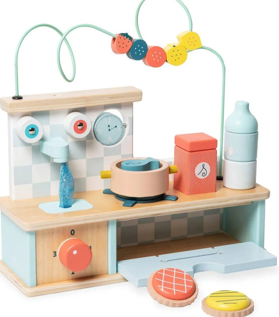 Cuisine D'éveil Multi Activités En Bois Vilac