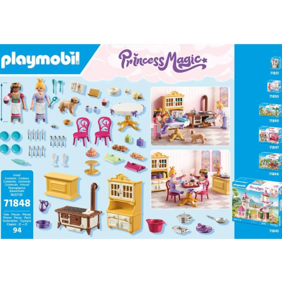 Cuisine royale avec patisseries Playmobil Princess Magic 71848