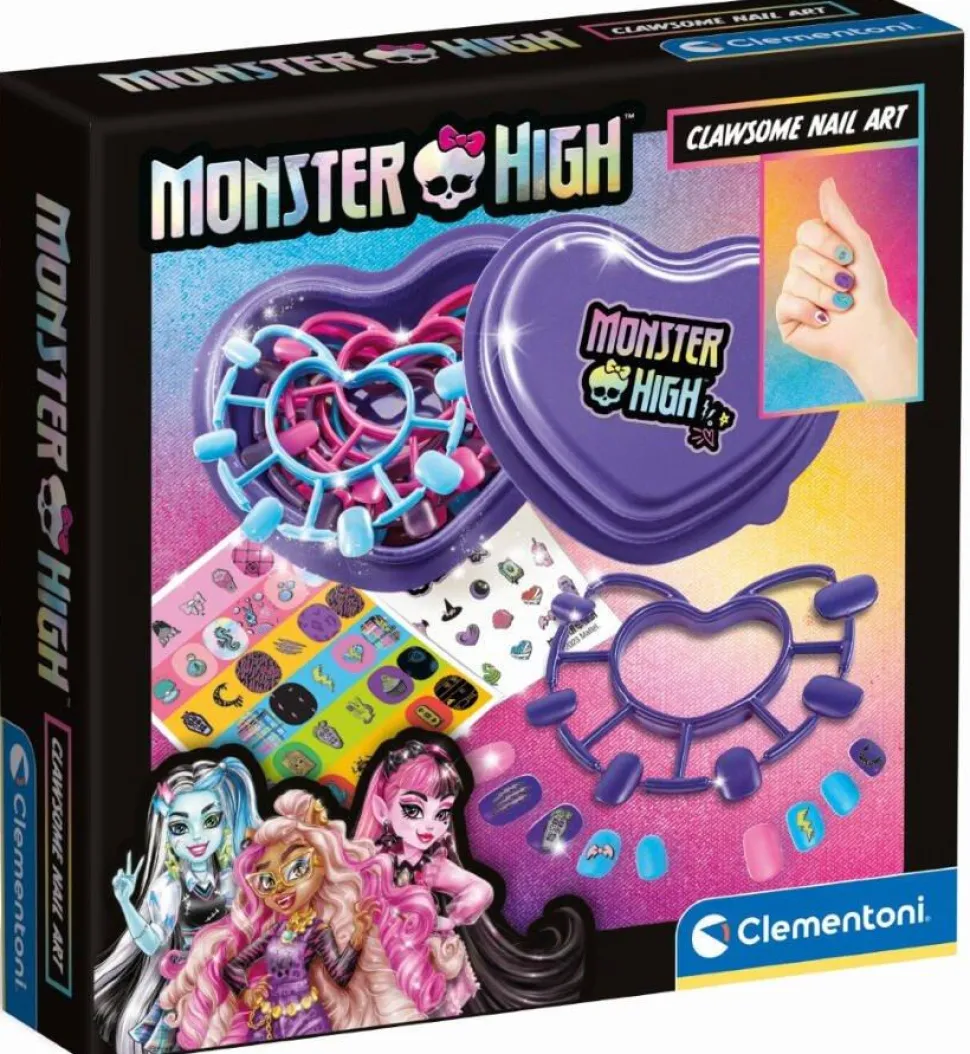 Dark nail art Monster High