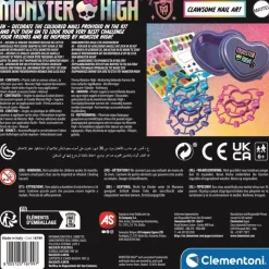 Dark nail art Monster High