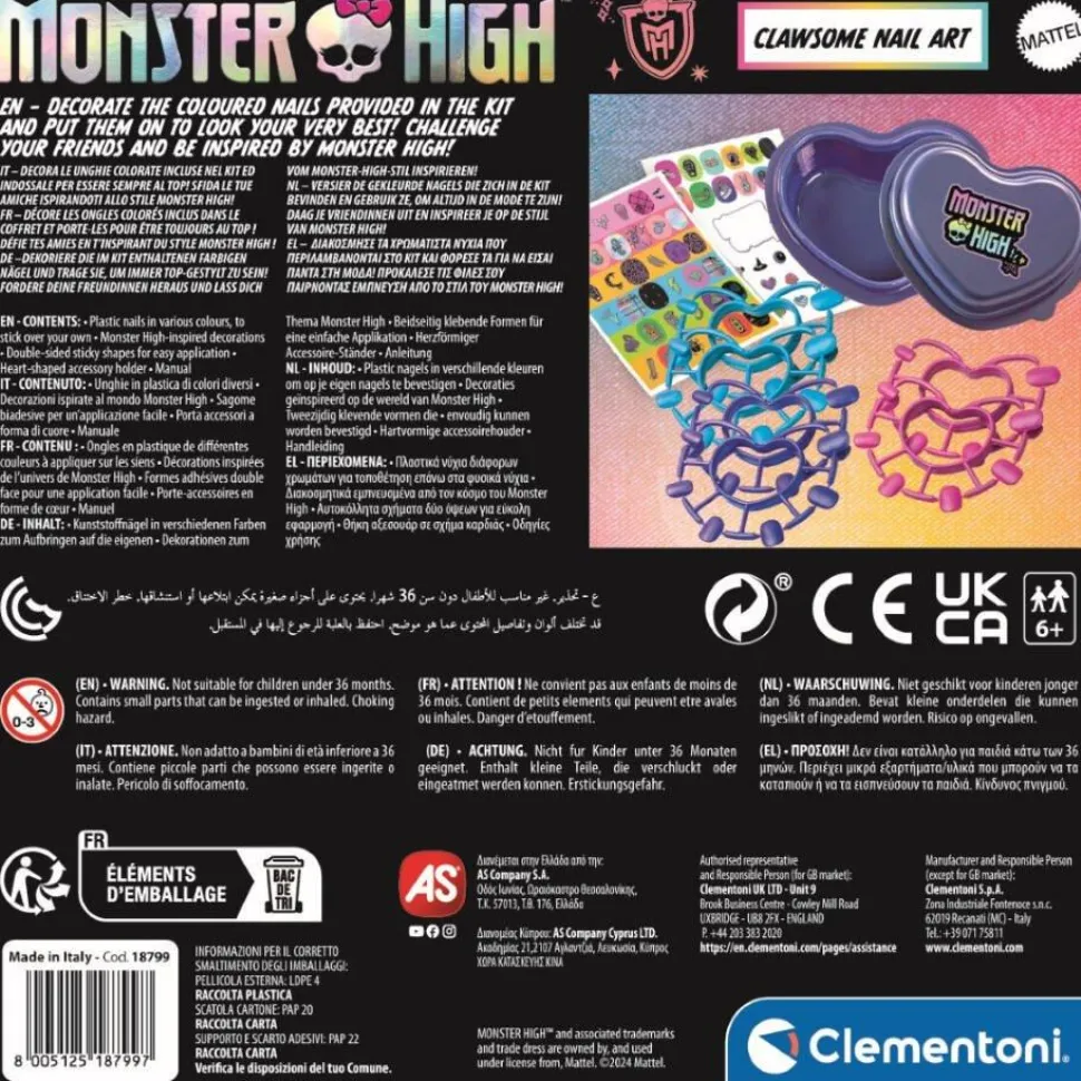Dark nail art Monster High