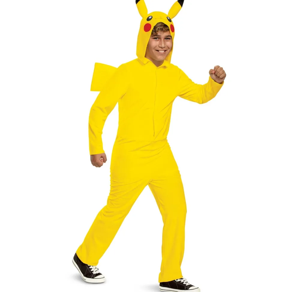 Déguisement combinaison Pokémon Pikachu - Taille 10-12 ans
