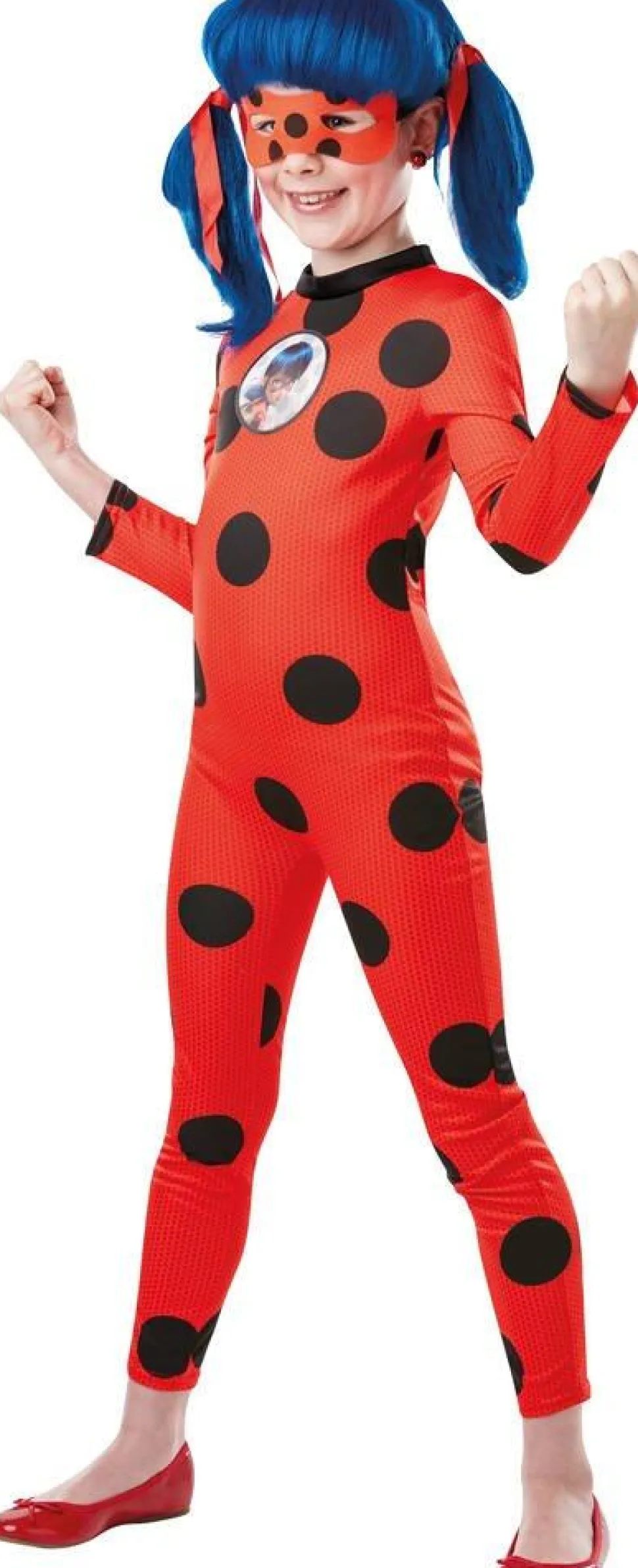 Déguisement Ladybug taille 7/8 ans et peluche Tikki