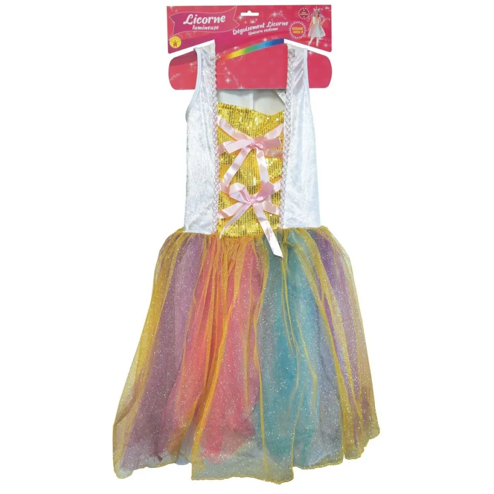 Déguisement Licorne Lumineuse Taille 3-4 ans