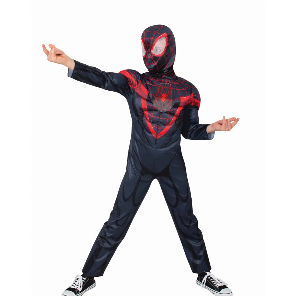 Déguisement Miles Morales Spiderverse de luxe - Taille 5-6 ans