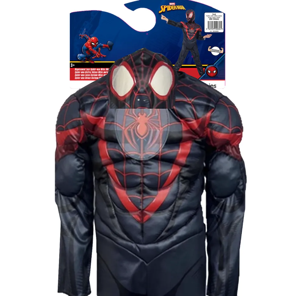 Déguisement Miles Morales Spiderverse de luxe - Taille 3-4 ans