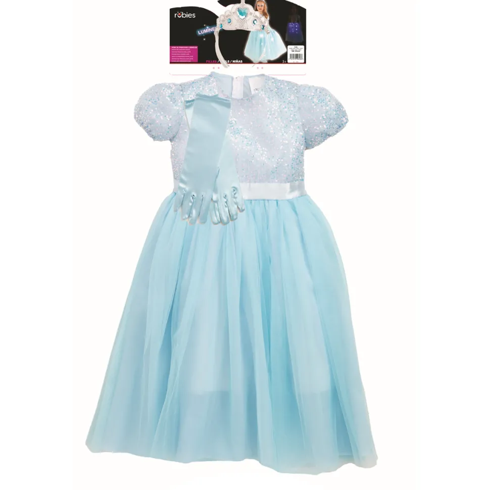 Déguisement princesse lumineuse sequins - Taille 3-4 ans