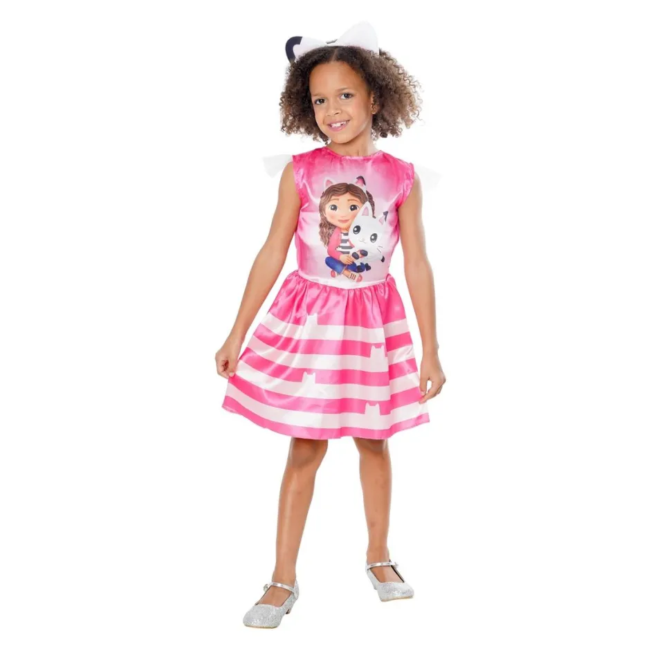 Déguisement robe et serre-tête Gabby 3/5 ans