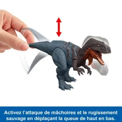 Dinosaure Abelisaurus sonore - saga Jurassic World renaissance