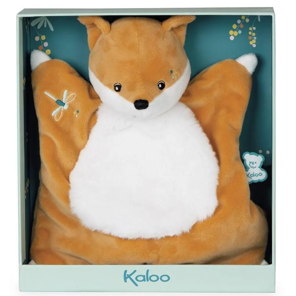 Doudou Carré Renard Leonard 20cm