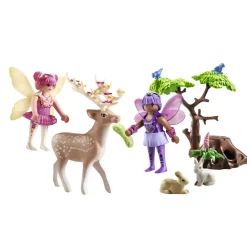 Duo de fées avec animaux de la forêt Starter Pack PLAYMOBIL 71800