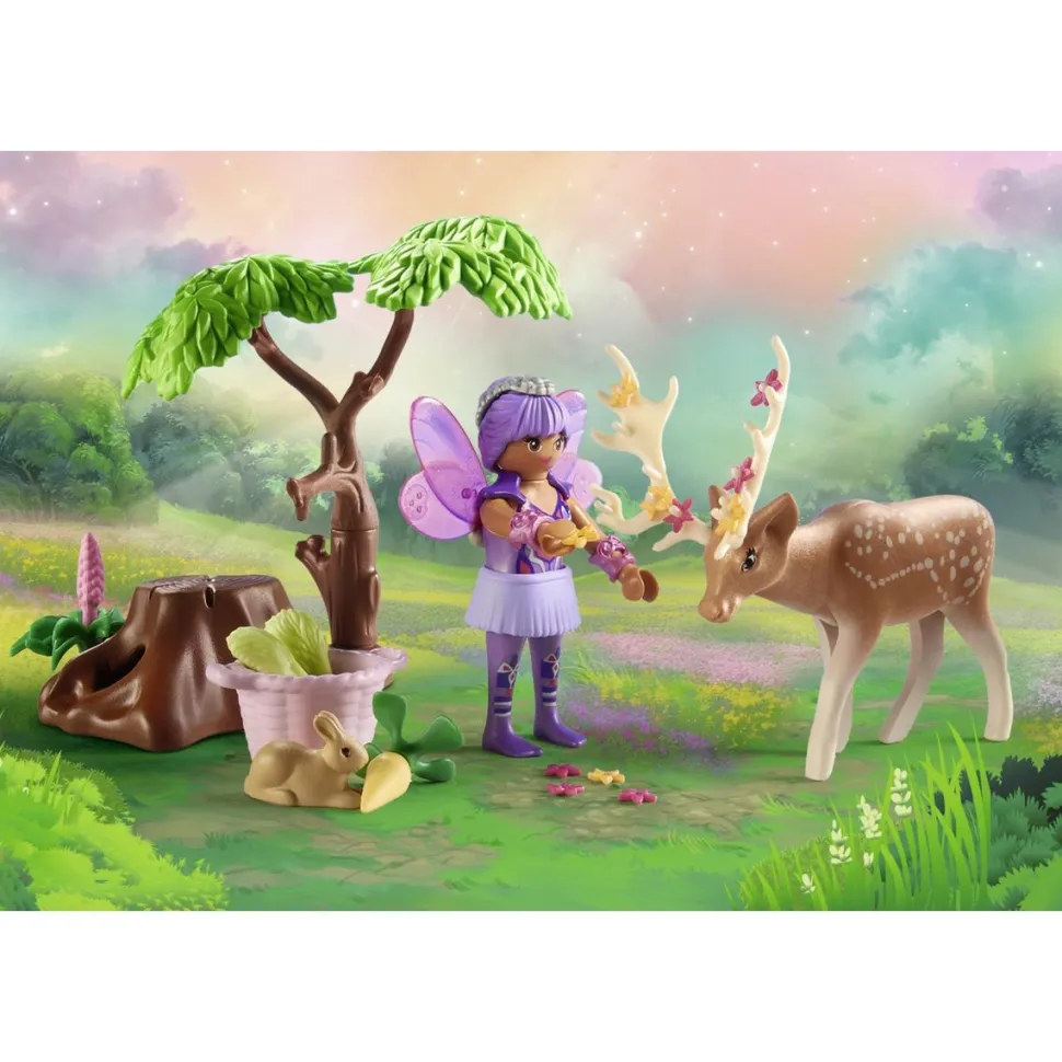 Duo de fées avec animaux de la forêt Starter Pack PLAYMOBIL 71800