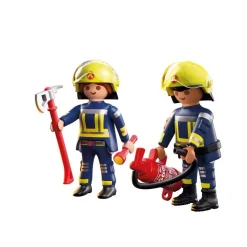 Duo Pack Pompiers avec hache et extincteur - Playmobil 71885