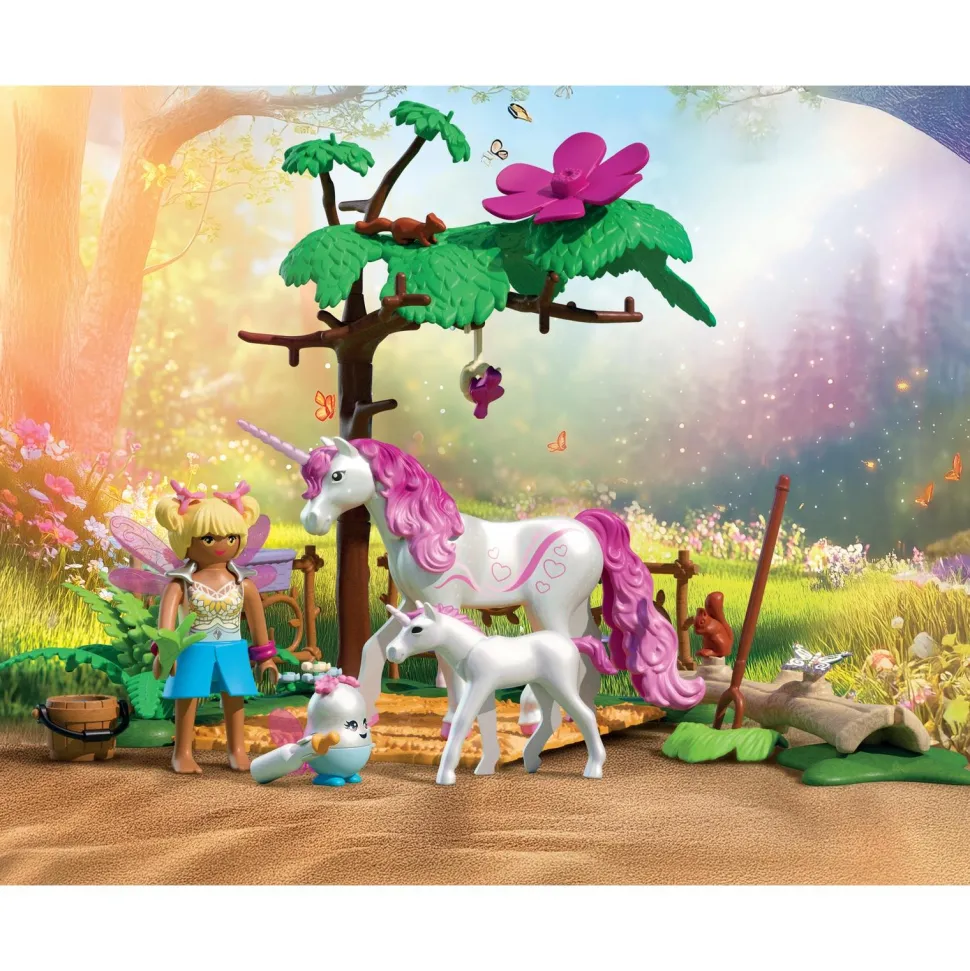 Ecurie licorne magique : maman & poulain Playmobil Magic Unicorn 71839