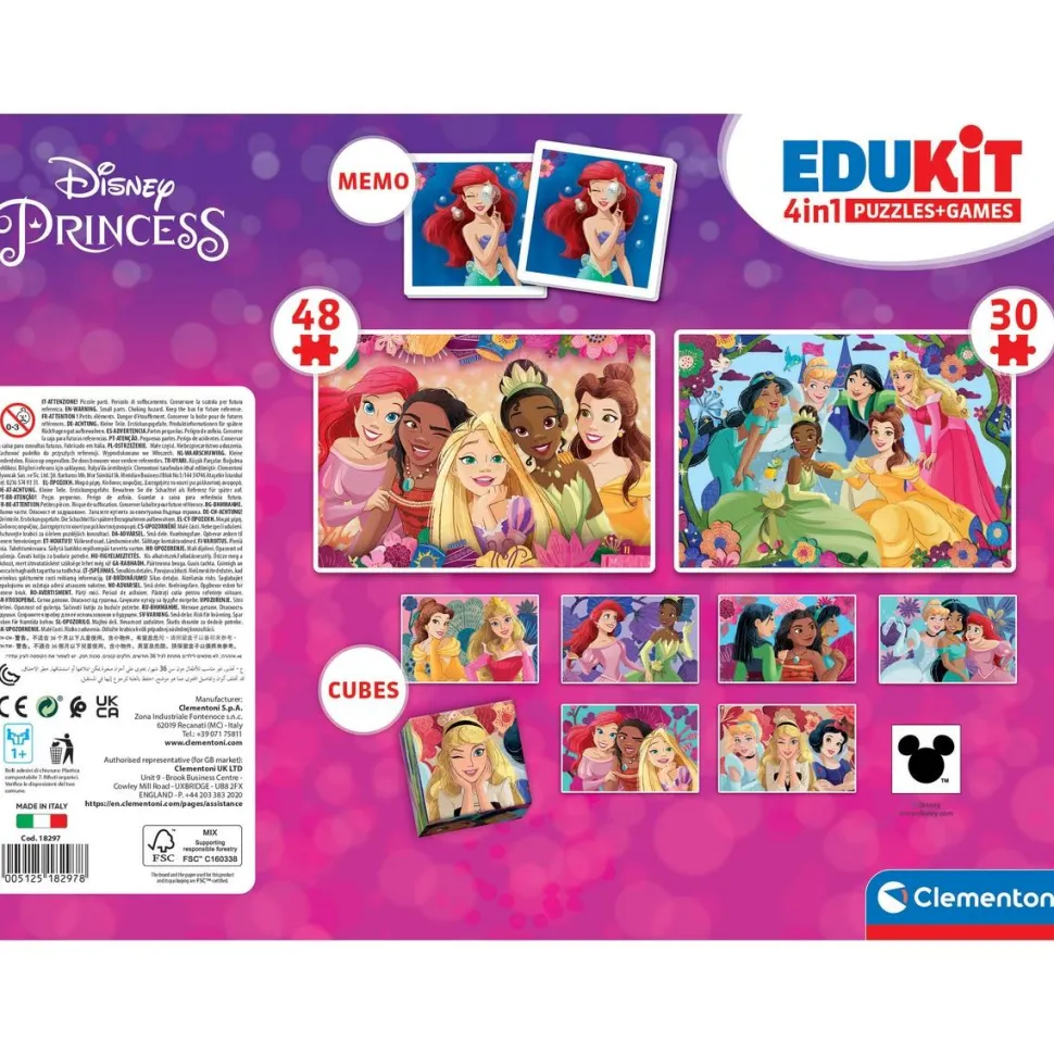 Edukit 4 en 1 Disney Princesse