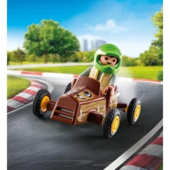Enfant avec voiture de karting Playmobil Special Plus 71480
