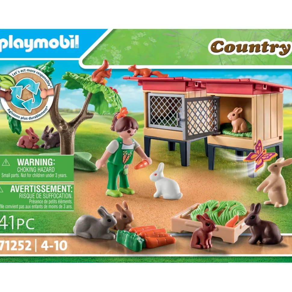 Enfant et lapins - Playmobil Country 71252
