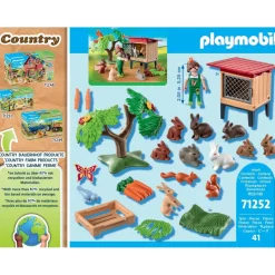 Enfant et lapins - Playmobil Country 71252