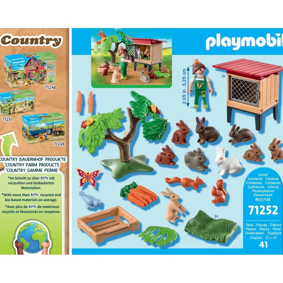 Enfant et lapins - Playmobil Country 71252