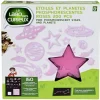 Etoiles et planètes phosphorescentes roses 200 pièces