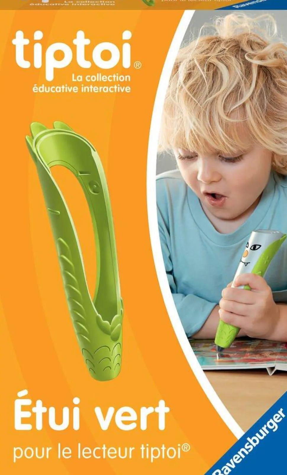 Etui vert pour stylo interactif Tip Toi