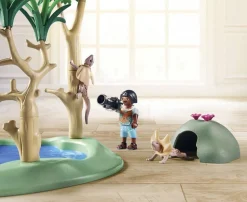 Explorateurs avec animaux australiens - Playmobil Wiltopia 71624