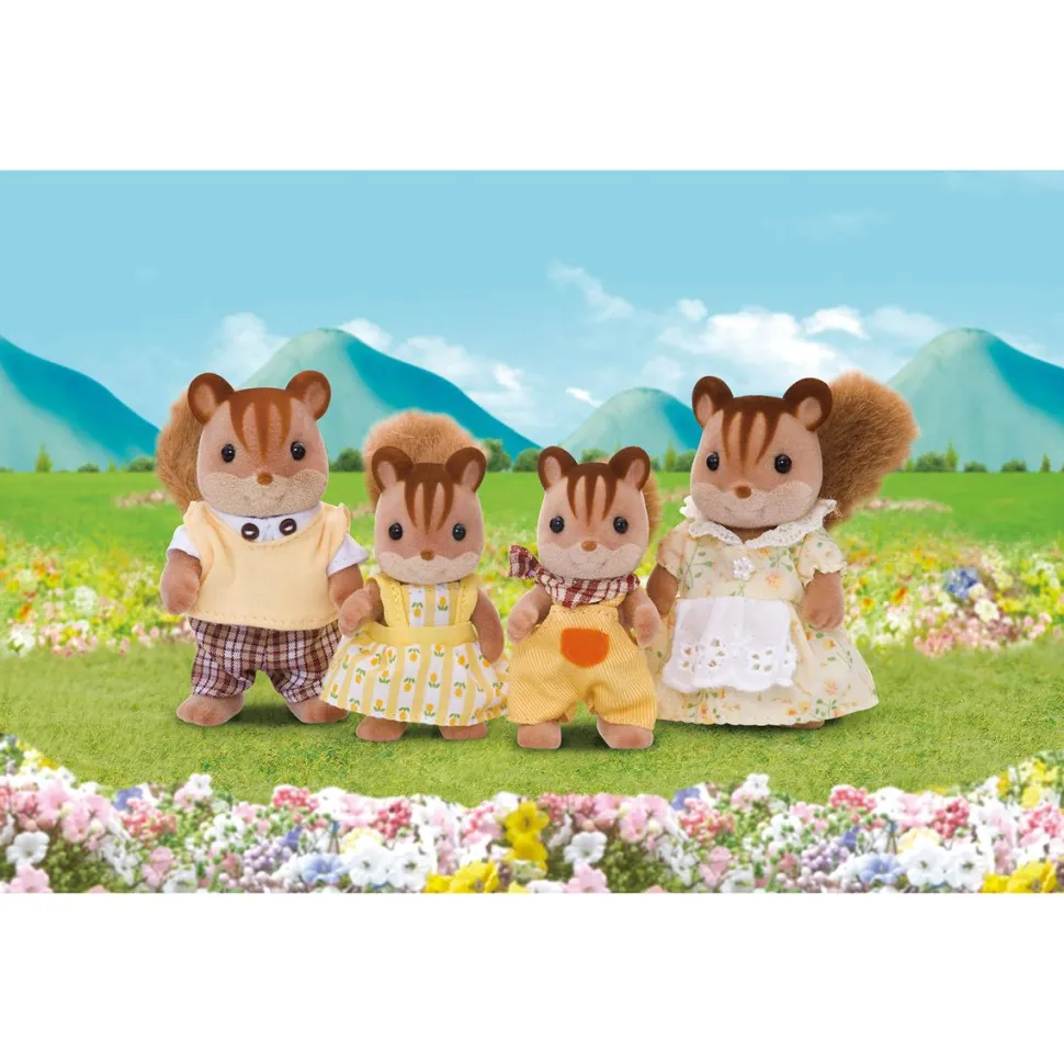 Famille écureuil roux - Sylvanian Families 3136