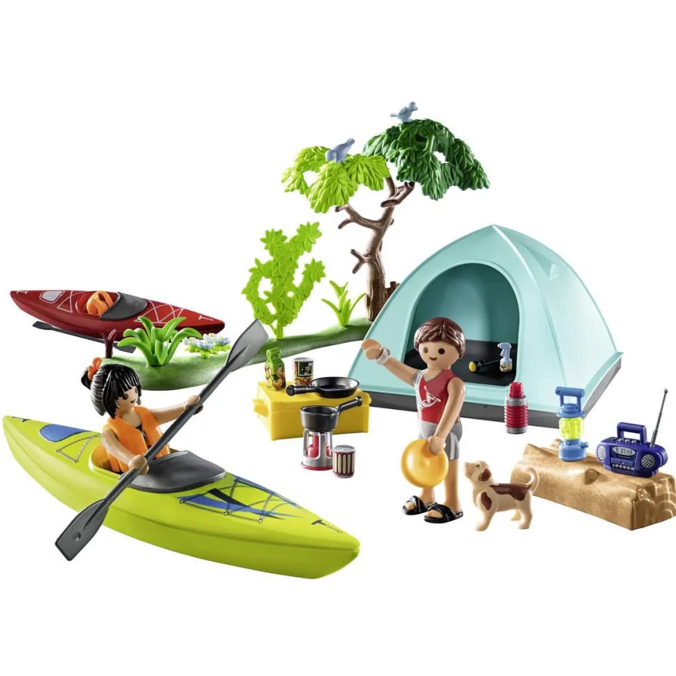 Famille et tente Playmobil 71425 Family Fun camping