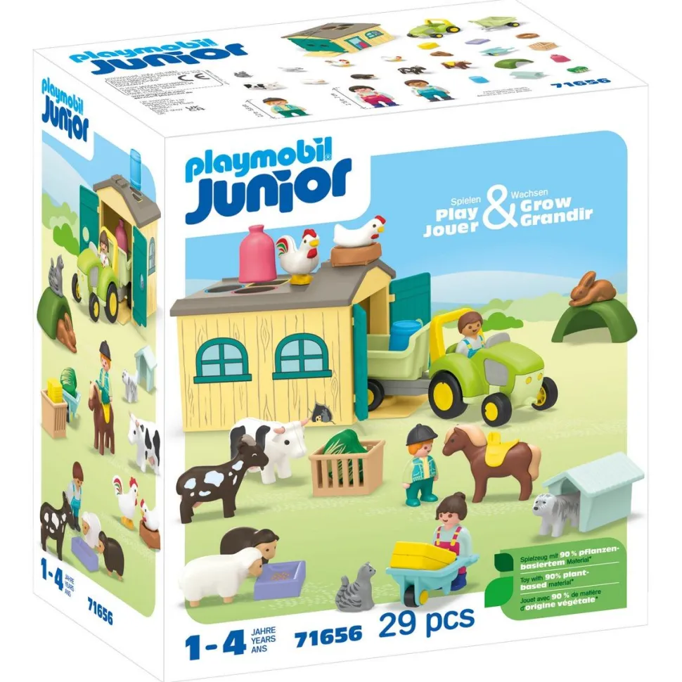 Ferme avec Tracteur Playmobil Junior 71656