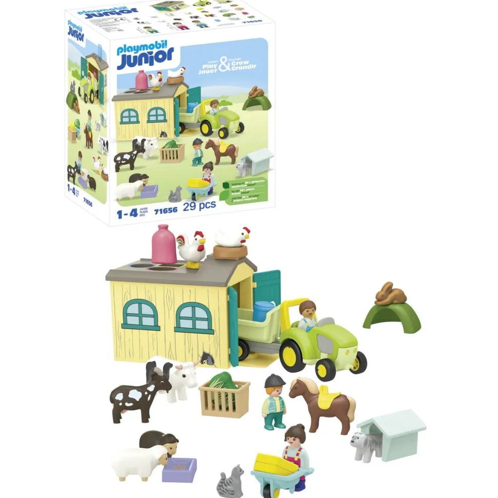 Ferme avec Tracteur Playmobil Junior 71656